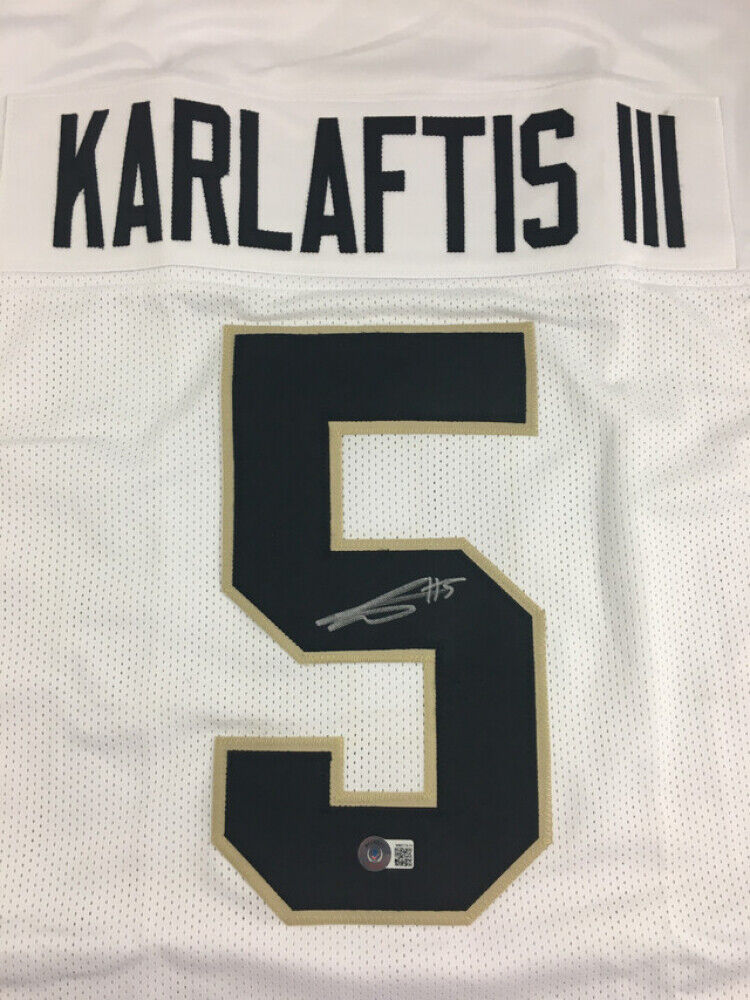 George Karlaftis Signed Purdue Boilermakers Jersey (Beckett) Jr. Defensive End