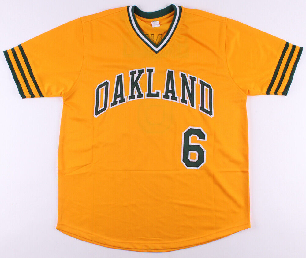 Sal Bando Signed Oakland Athletics Yellow Jersey (JSA COA) 3×World Series Champ