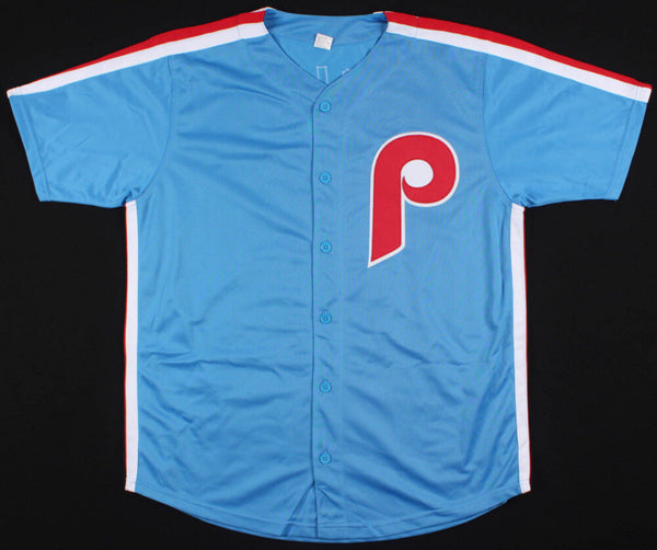 Steve Carlton Signed Philadelphia Phillies Custom Jersey (JSA Witness COA), Auction of Champions, Sports Memorabilia Auction House