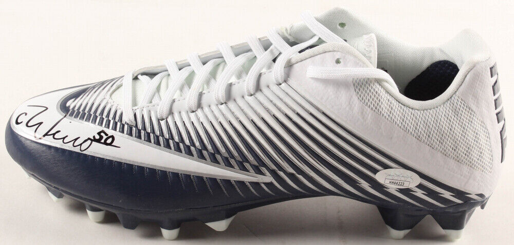 Chase Winovich Signed Nike Football Cleat (JSA COA) Michigan & Patriots D.E