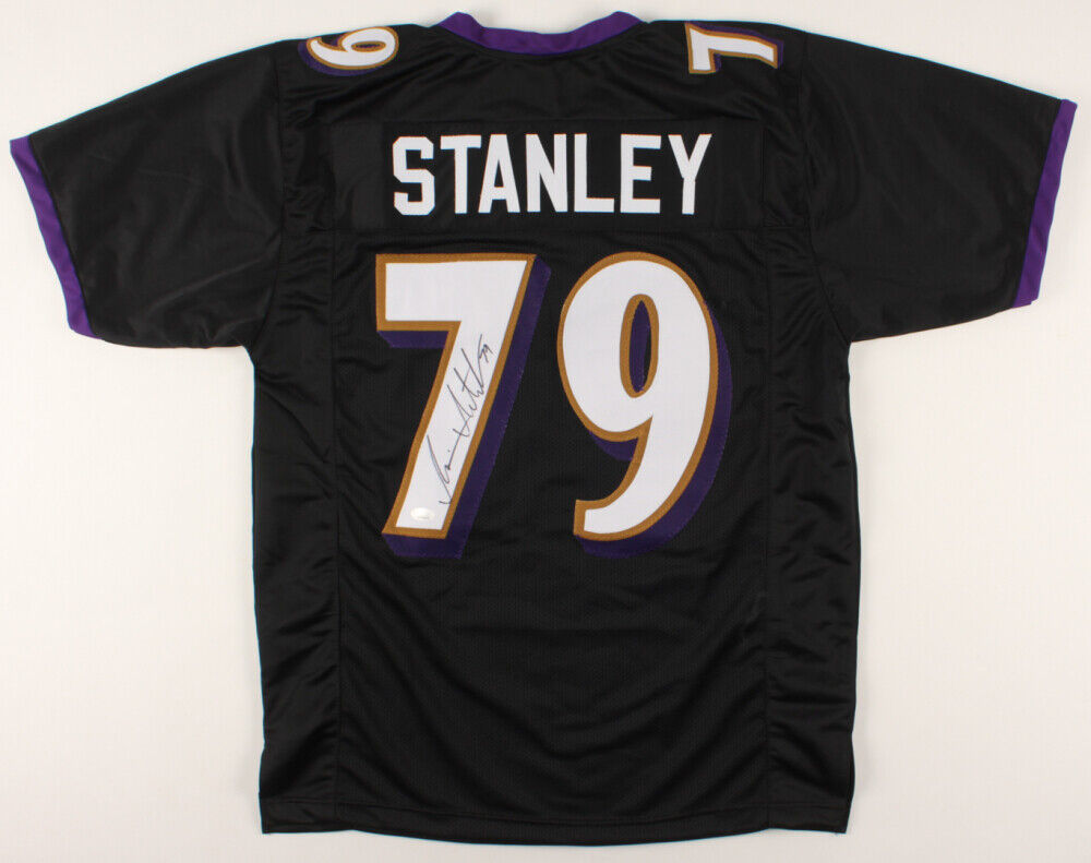 Ronnie Stanley Signed Baltimore Ravens Jersey (JSA COA) 2016 1st Rd. Draft Pick