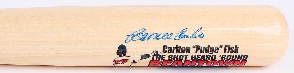 Cooperstown Engraved Carlton Fisk Baseball Bat Signed 9 Boston Red Sox See list