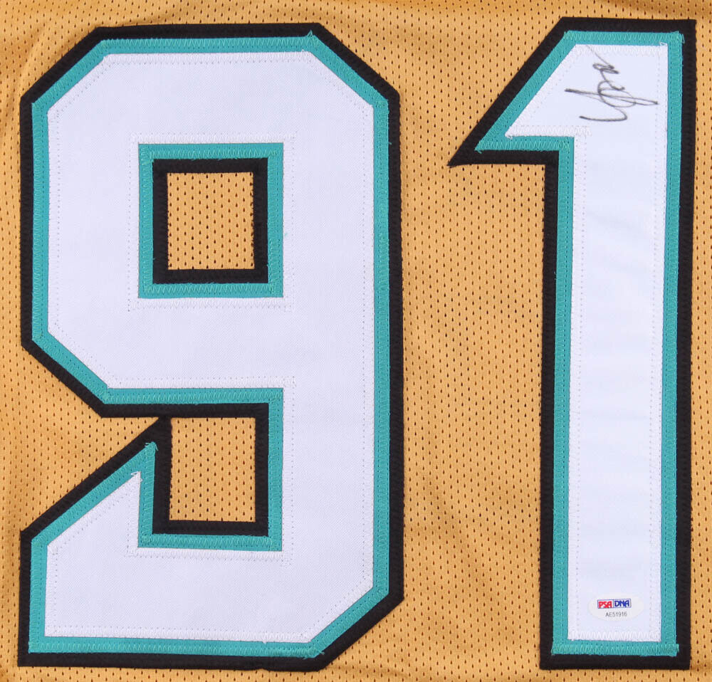 Yannick Ngakoue Signed Jaguars Jersey (PSA COA) Jacksonville 2016 3rd Round Pck