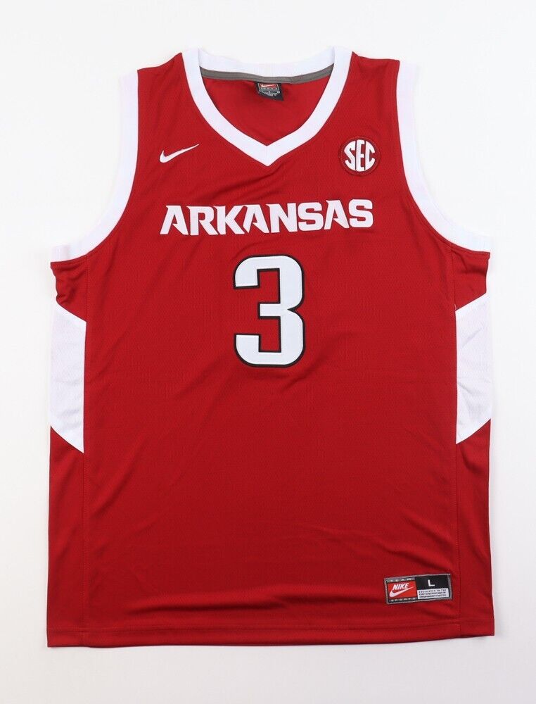 Nick Smith Jr Signed Arkansas Razorbacks Nike Style Jersey (Beckett)