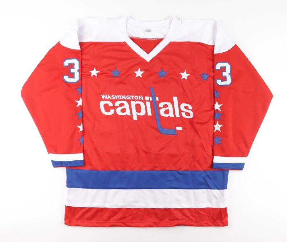 Don Beaupre Signed Washington Capitals Jersey Inscribed "Rock the Red" (JSA COA)