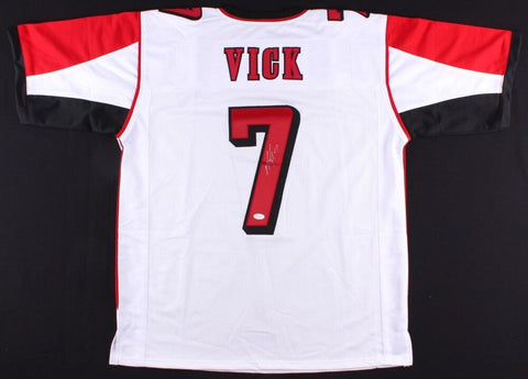 Michael Vick Signed Atlanta Falcons Jersey (JSA COA) 4×Pro Bowl Quarterback