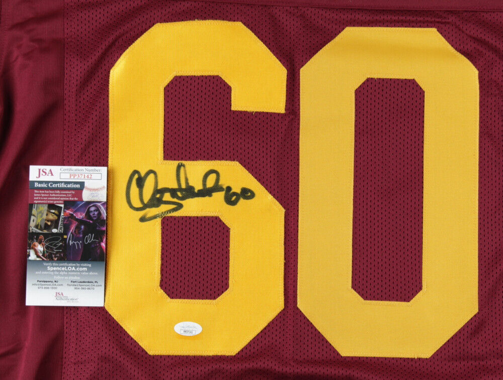 Clay Matthews Jr Signed USC Trojans Jersey (JSA COA) Cleveland Browns L.B.