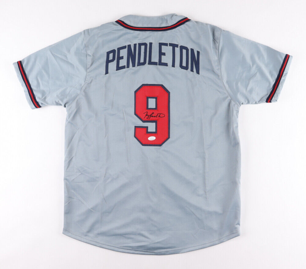 Terry Pendleton Signed Atlanta Braves Jersey (JSA COA) 1991 N L MVP / 3rd Base
