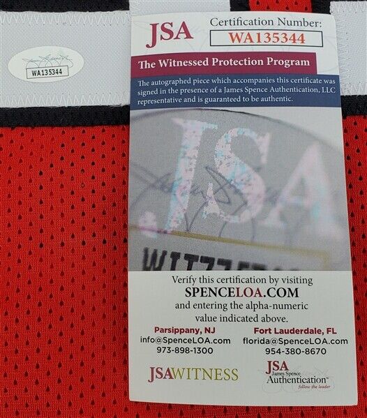 Dominique Wilkins Signed Georgia Bulldogs Jersey (JSA COA) #3 Overall Pick 1982