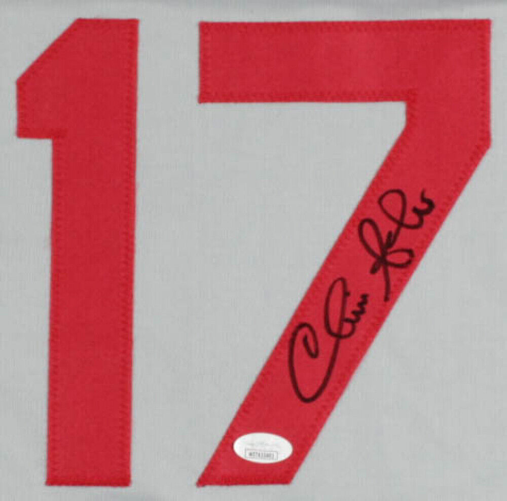 Chris Sabo Signed Cincinnati Reds Jersey (JSA COA) 1988 Rookie of the Year