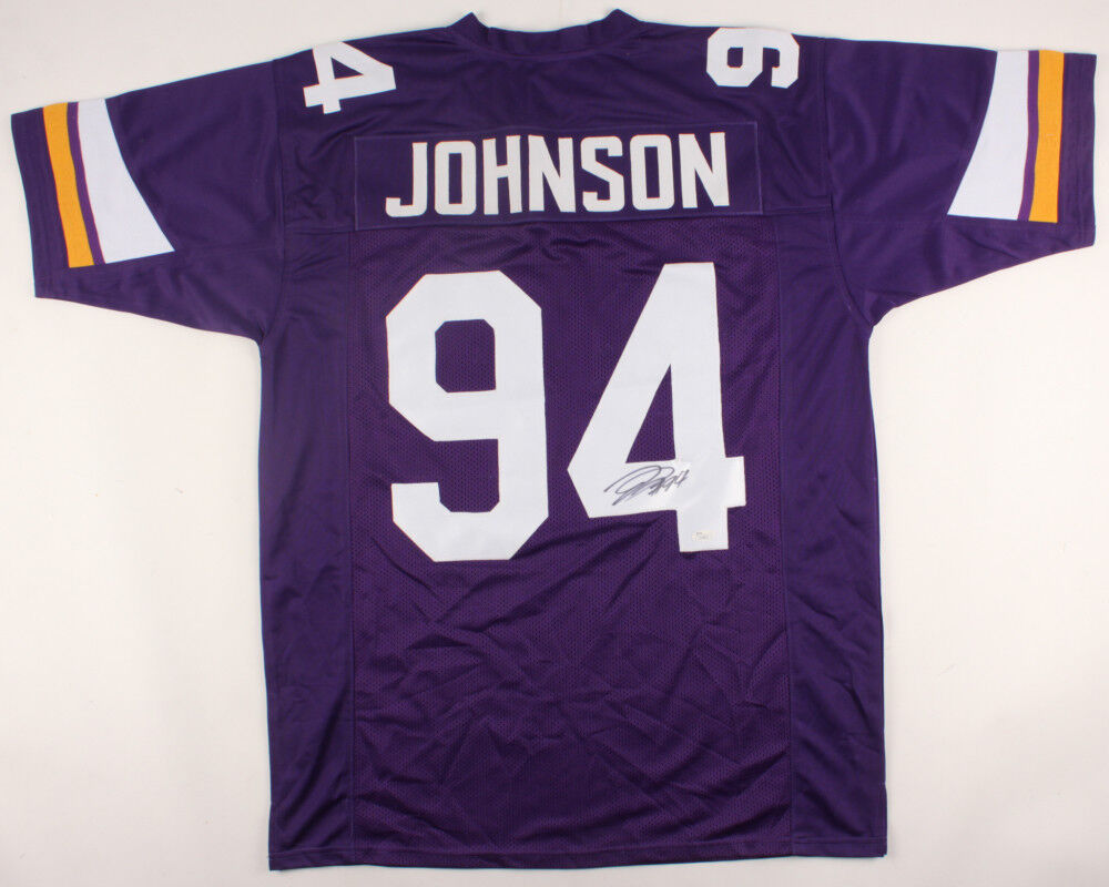 Jaleel Johnson Signed Minnesota Vikings Jersey (JSA COA) Iowa Hawkeyes D.T.