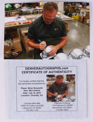 Brian Bosworth Signed Seattle Seahawks Throwback Mini-Helmet (JSA COA)