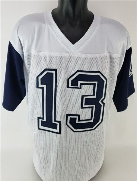 Michael Gallup Signed Cowboys White Jersey (JSA COA) Dallas 2018 3rd Rd Pick W.R