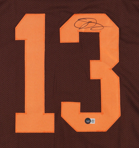Odell Beckham Jr Signed Cleveland Browns Jersey (Beckett Hologram) 3×Pro Bowl WR