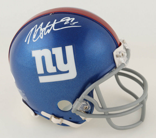 Michael Strahan New York Giants Signed NY Giants AMP Speed Mini Helmet —  Ultimate Autographs