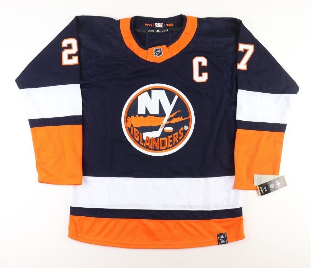 Anders Lee Signed New York Islanders Adidas Captain's Jersey (JSA COA) Left Wing