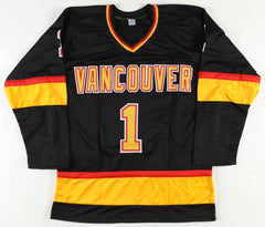 Kirk McLean Signed Vancouver Canucks Jersey (JSA COA) 2xNHL All Star Goaltender