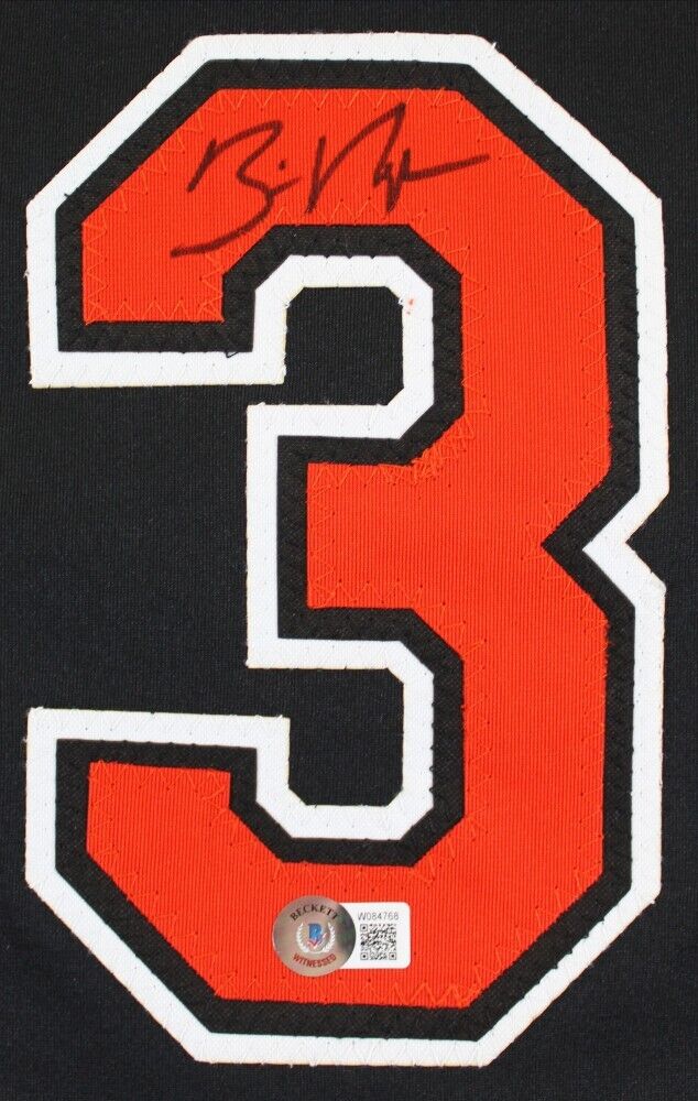 Billy Ripken Signed Orioles Jersey (Beckett) Remember his Famous 1989 Fleer Card