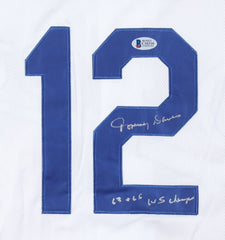 Tommy Davis Signed Los Angeles Dodgers Jersey (Beckett) 2xWorld Series Champion