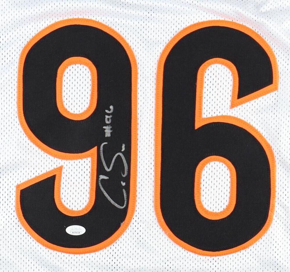 Cam Sample Signed Cincinnati Bengals Jersey (JSA) 2021 4th Rnd Pk/ Defensive End