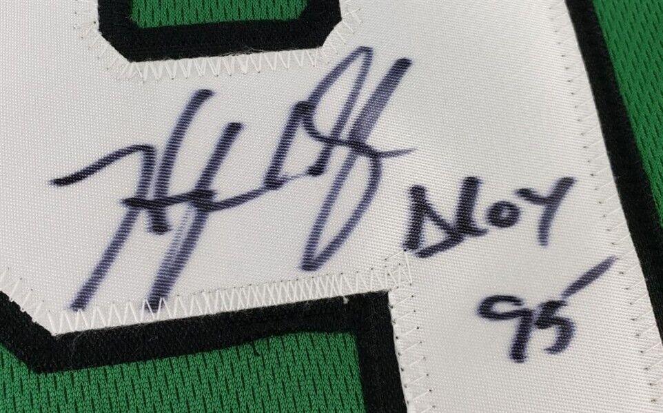 Hugh Douglas Signed New York Jets Jersey (JSA COA) 3xPro Bowl Defensive End