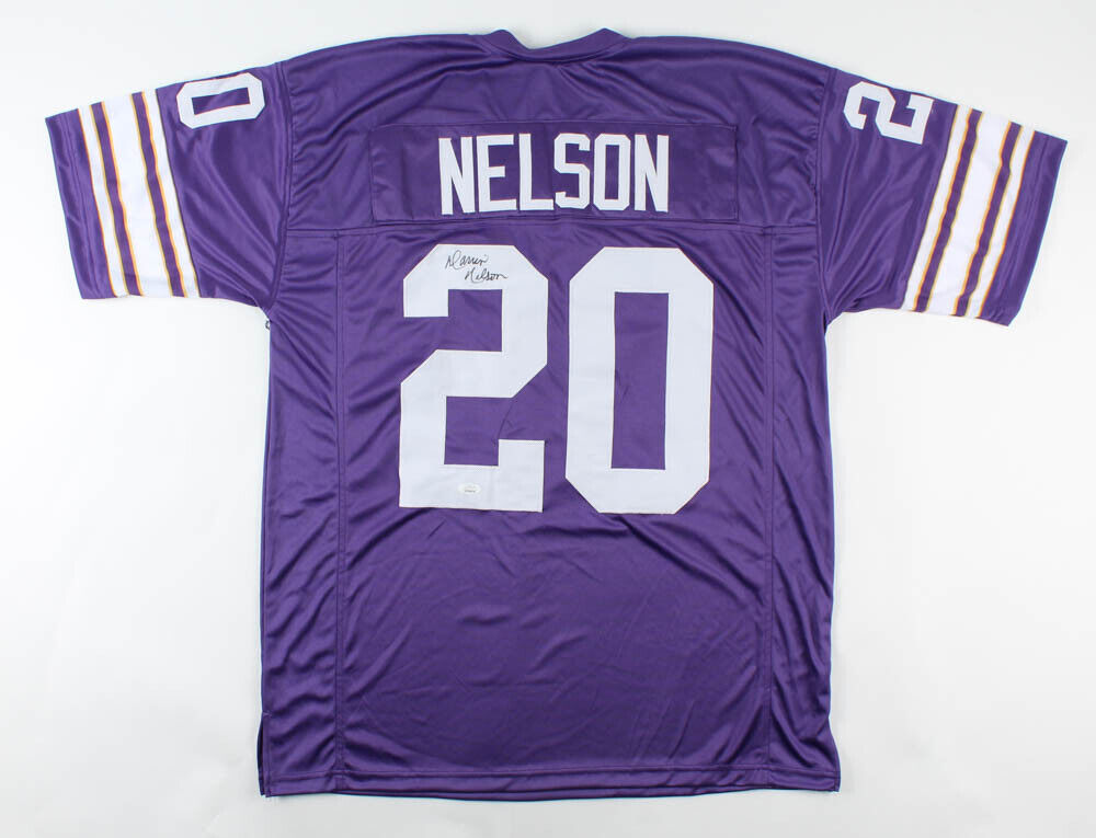 Darrin Nelson Signed Minnesota Vikings Jersey (JSA COA) Running Back / Returner
