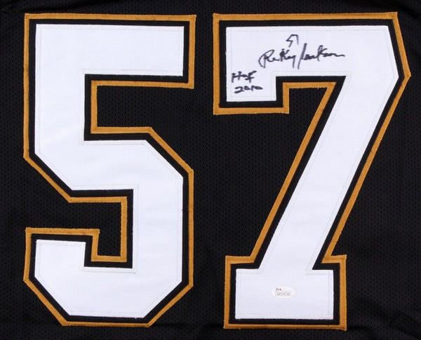 RICKEY JACKSON (Saints black SKYLINE) Signed Autographed Framed Jersey JSA