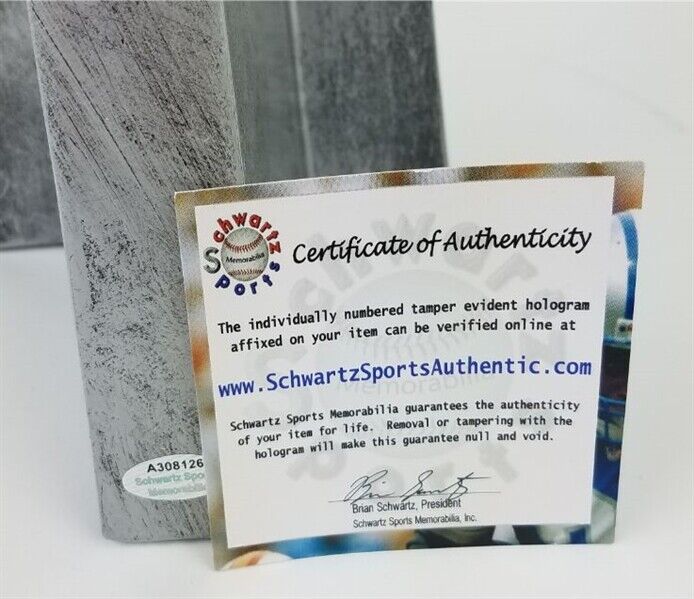 Lawrence Taylor New York Giants Signed Replica 15" Lombardi Trophy /Schwartz COA