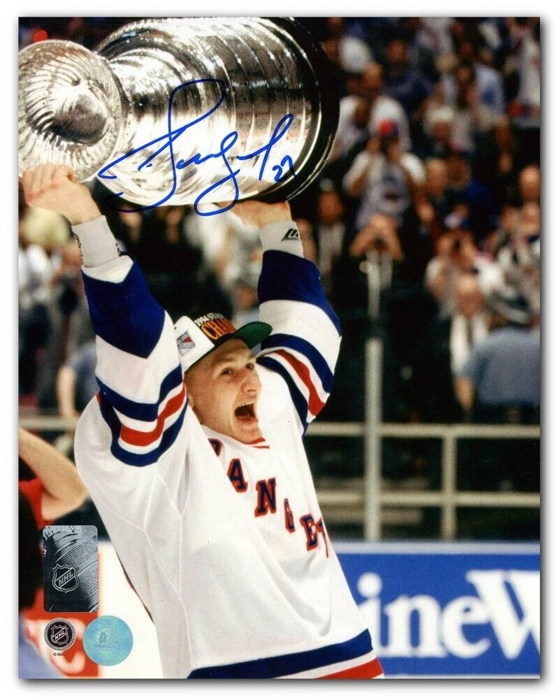 Alexei Kovalev Signed New York Rangers Blue Jersey Inscribed "94 Cup (JSA COA)