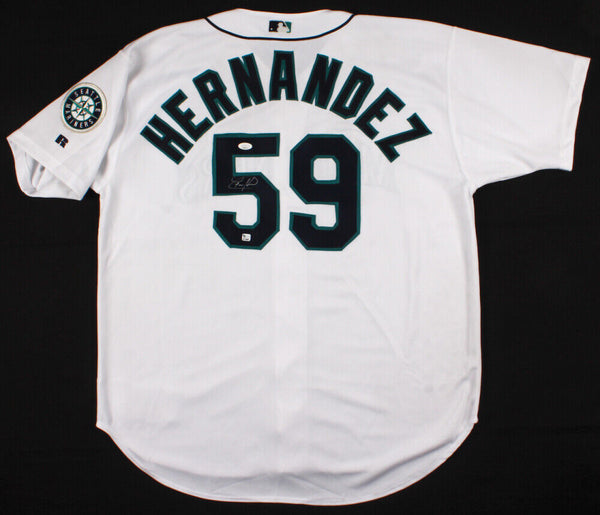 Seattle Mariners #34 Felix Hernandez Green Salute to Service Stitched MLB  Jersey