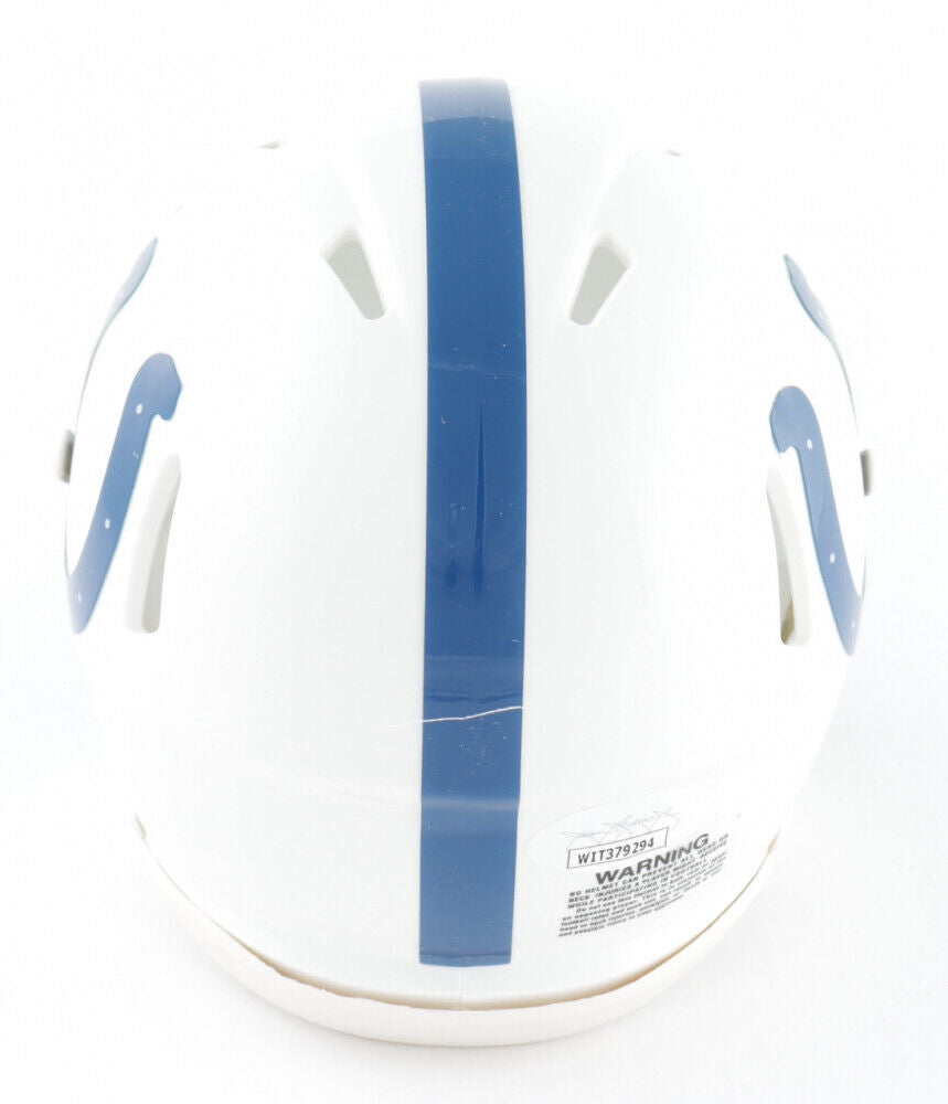 Dwight Freeney Signed Indianapolis Colts Speed Mini Helmet (JSA COA) 7xPro Bowl