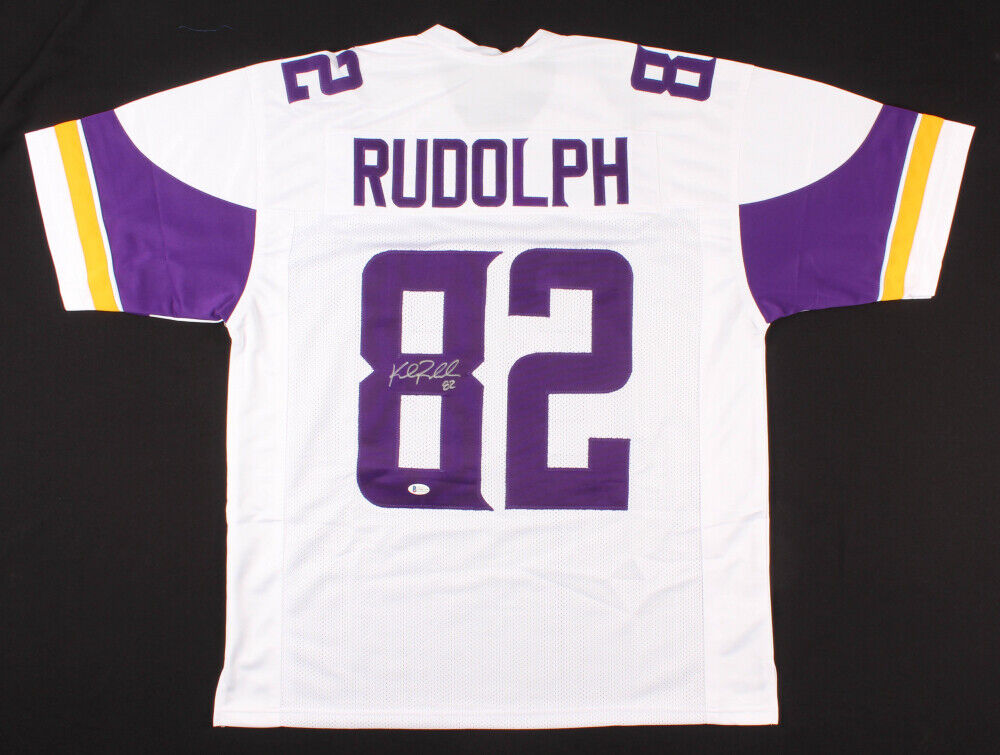 Kyle Rudolph Signed Minnesota Vikings Jersey (Beckett COA) 2×Pro Bowl T.E.