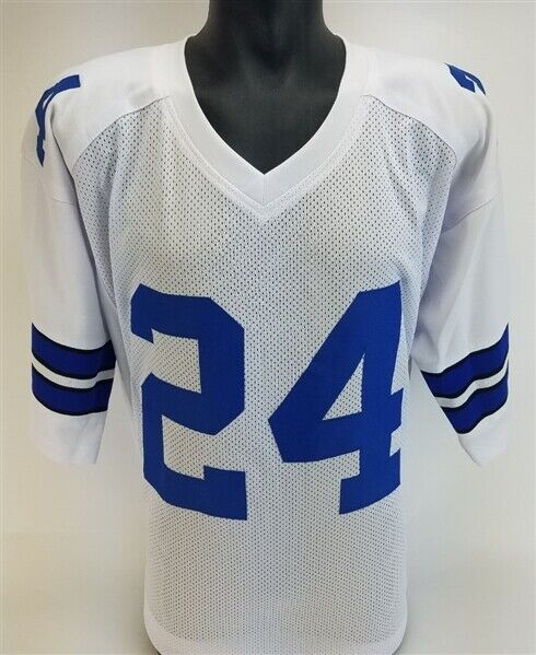 Larry Brown "SB XXX MVP" Signed Dallas Cowboys Custom Jersey (Beckett COA) C.B.