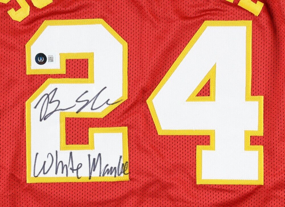 Brian Scalabrine Signed USC Trojans Jersey Inscribed "White Mamba" (Beckett)