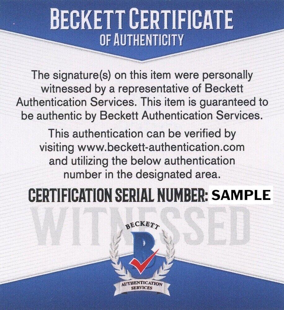 Thurman Thomas Signed Buffalo Bills Career Highlight Stat Jersey (Beckett COA)
