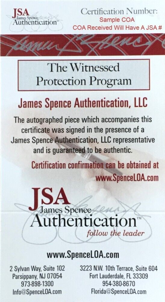 Don Larsen Signed Yankee Jersey (JSA COA) Pitched Perfect Game 1956 World Series