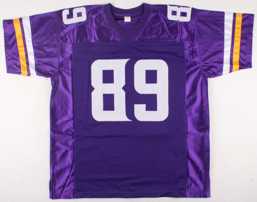 David Morgan II Signed Vikings Jersey (JSA COA) Minnesota Tight End /6th Rd Pick