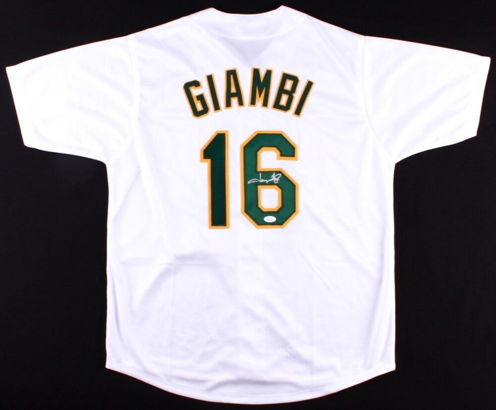 Jason Giambi Signed Oakland Athletic Jersey (JSA COA) 5×All-Star (2000–2004) A's