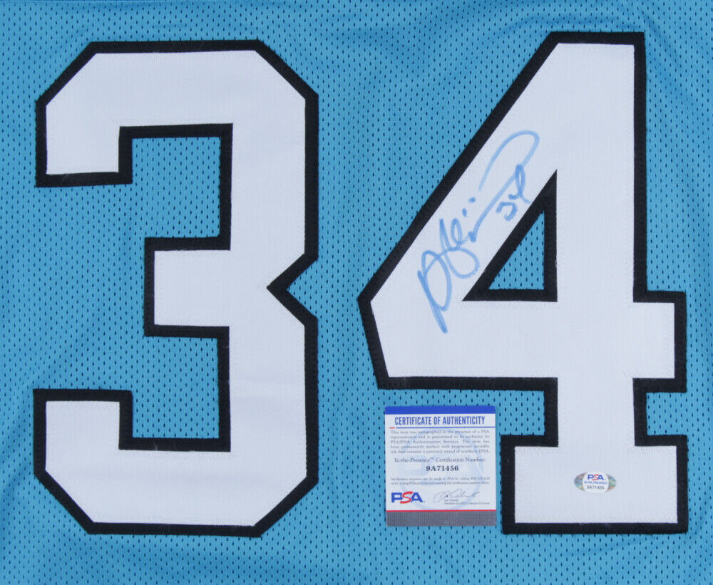 DeAngelo Williams Signed Carolina Panthers Jersey (PSA COA) Ex Memphis Tiger R.B