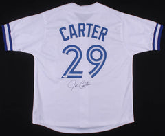 Joe Carter Signed Toronto Blue Jays Jersey (JSA COA) 1993 W.S. Winning Home Run