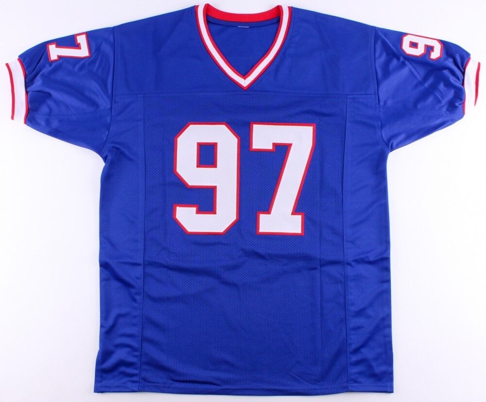 Cornelius Bennett Signed Bills Jersey (JSA Holo) 5×Pro Bowl LB (1988,1990–1993)