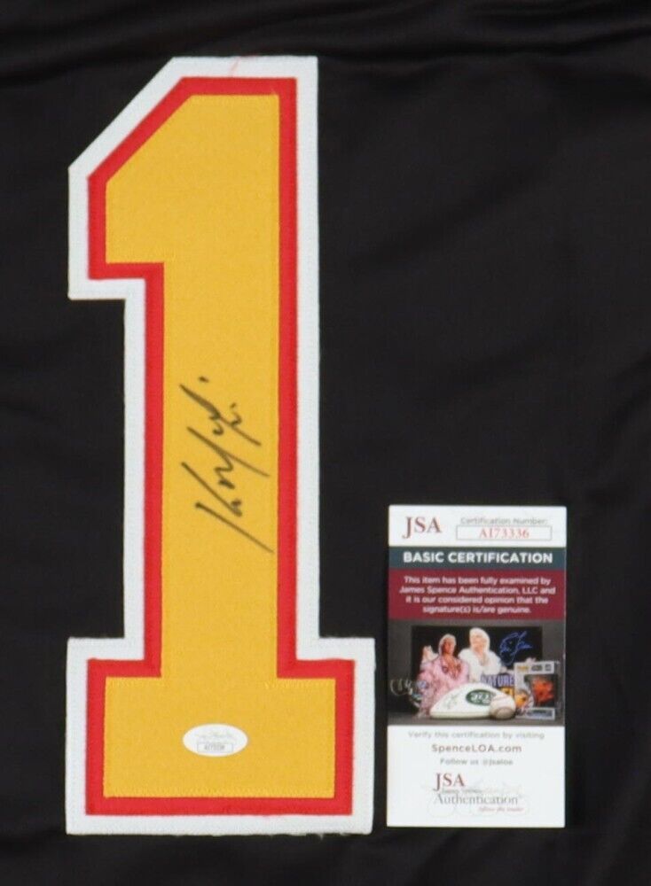 Kirk McLean Signed Vancouver Canucks Jersey (JSA COA) 2xNHL All Star Goaltender