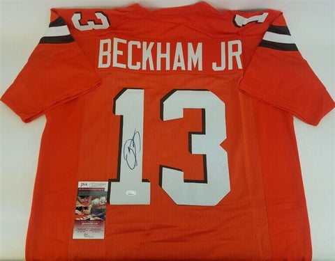 Odell Beckham Jr. Signed Cleveland Browns Jersey (JSA COA) 3×Pro Bowl Receiver