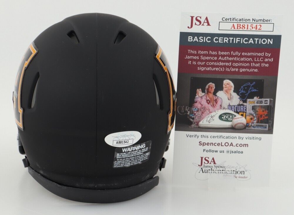 D'Marco Jackson Signed Alabama Crimson Tide Mini Helmet (JSA COA) Saints L.B.