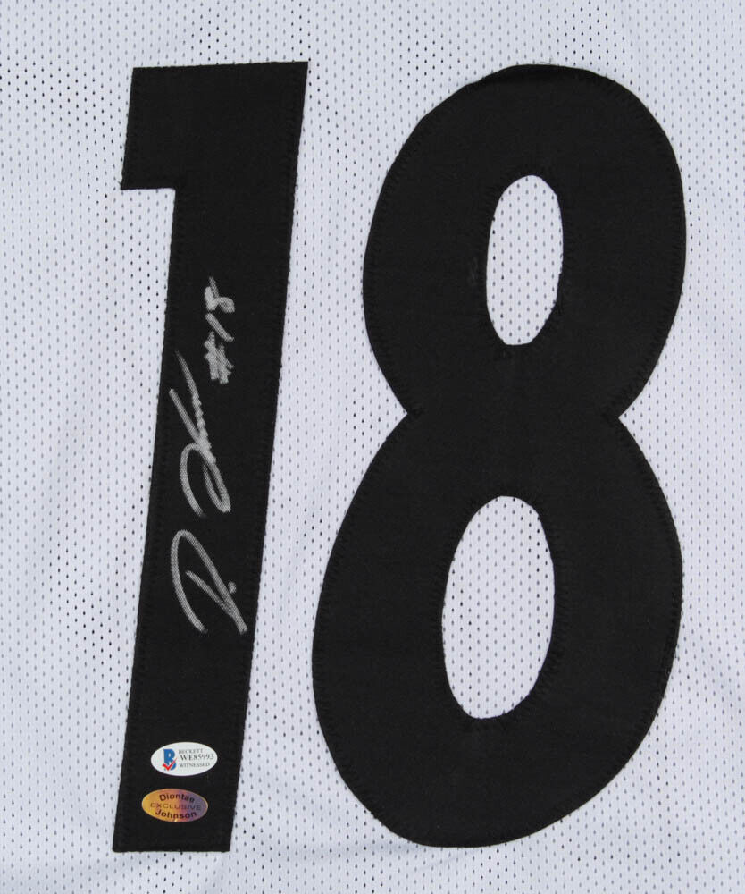 Diontae Johnson Signed Steeler Jersey Beckett/ Pittsburgh Starting Wide Receiver