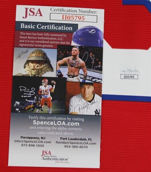 Damien Wilson Signed Kansas City Chiefs Jersey /PSA/DNA COA Super Bowl LIV Champ