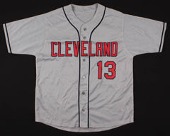 Omar Vizquel Signed Cleveland Indians Jersey Inscribed "11x GG" (JSA COA)