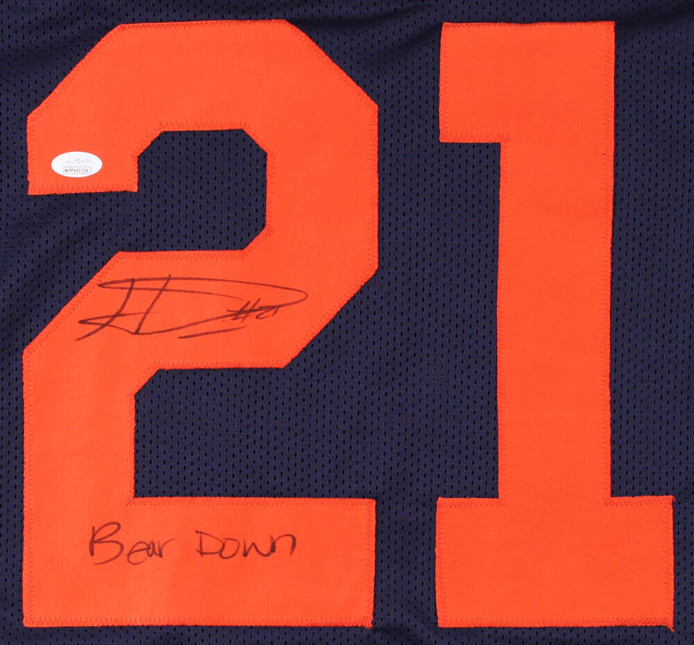 Ha Ha Clinton-Dix Signed Chicago Bears Color Rush Jersey Inscribed "Bear Down"