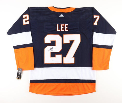 Anders Lee Signed New York Islanders Adidas Captain's Jersey (JSA COA) Left Wing