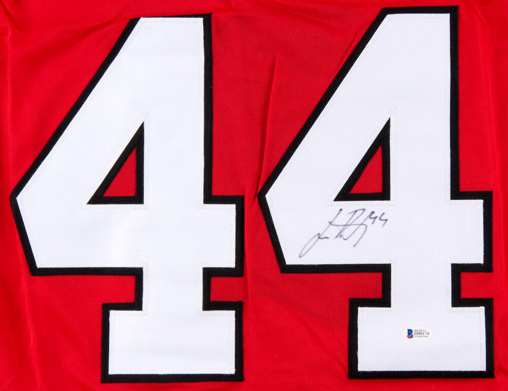 Jan Rutta Signed Blackhawks Jersey (Beckett) Chicago Rookie Defenseman